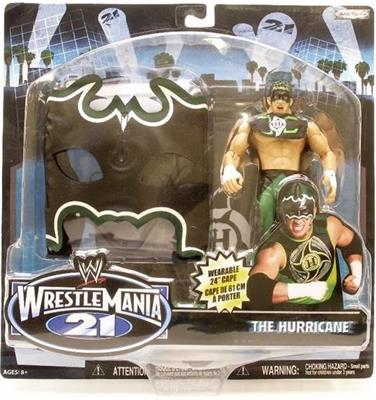 2005 WWE Jakks Pacific Ruthless Aggression WrestleMania 21 Signature Gear Series 3 The Hurricane
