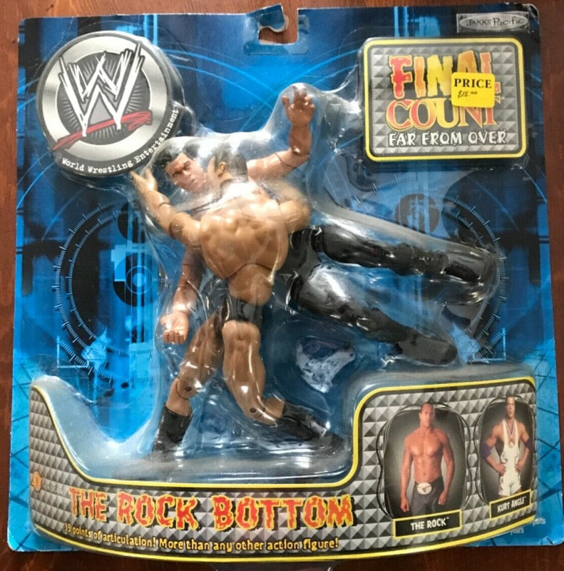 2002 WWE Jakks Pacific Final Count Series 4 "The Rock Bottom": The Rock & Kurt Angle