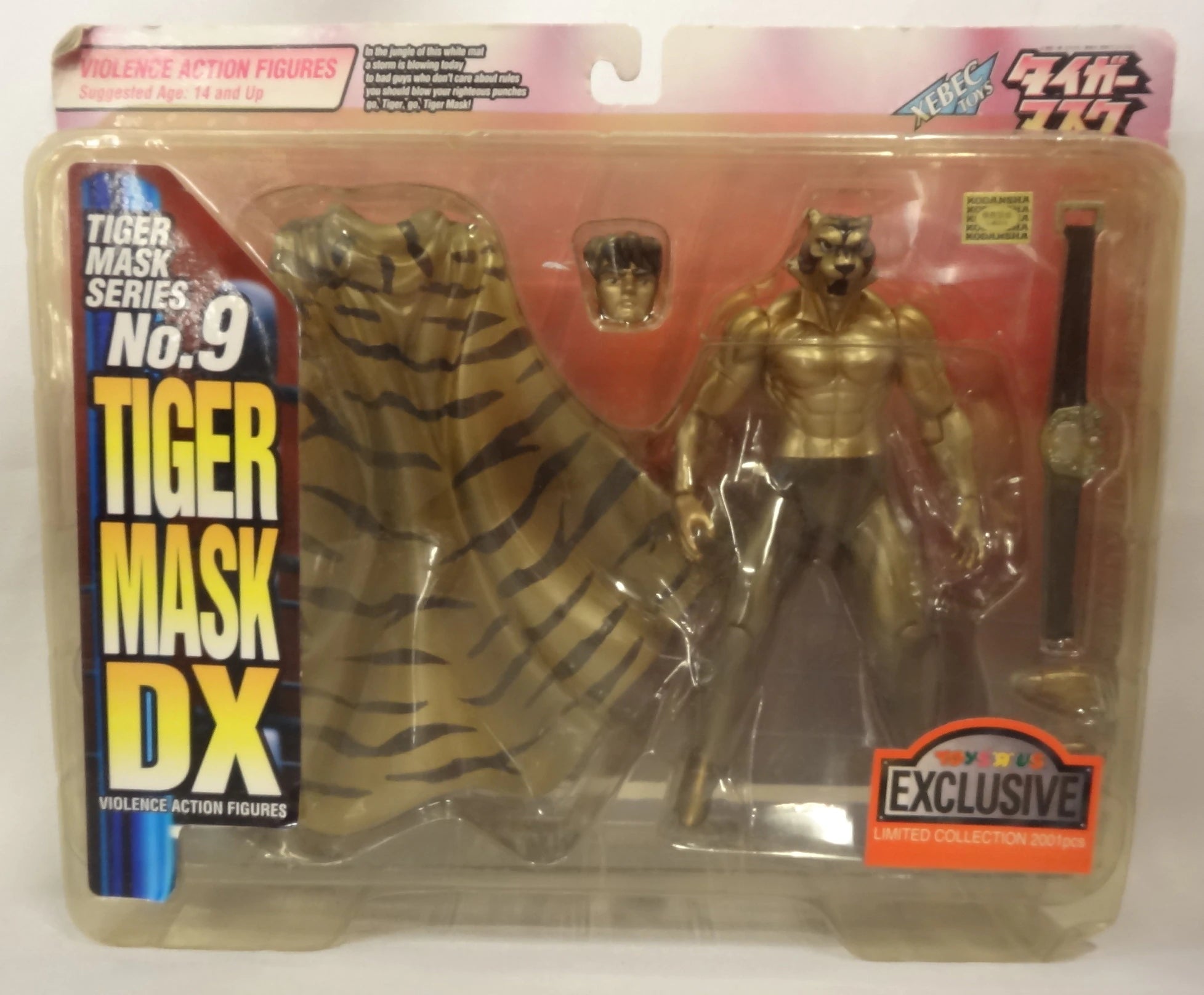 Kaiyodo Xebec Toys No. 9 Tiger Mask DX Violence Action Figure [Exclusi –  Wrestling Figure Database