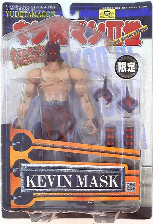 Romando Kinnikuman "Aggressive Fighters" Exclusive Kevin Mask [With Black & Red Tights]