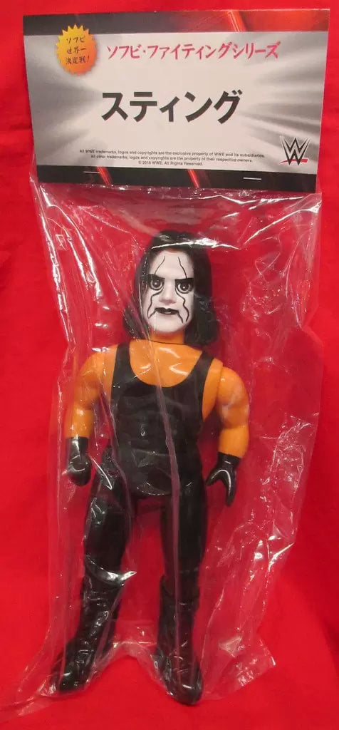 2016 WWE Medicom Toy Sofubi Fighting Series Sting [With Crow Gear