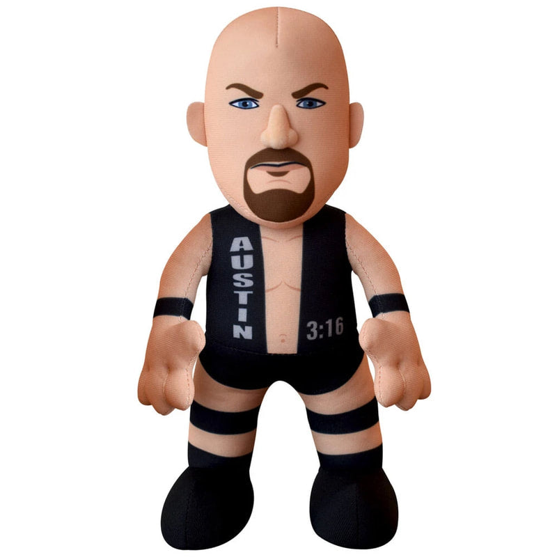 2017 WWE Uncanny Brands Bleacher Creatures 10" Plush Stone Cold Steve Austin