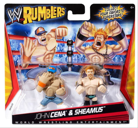 2011 WWE Mattel Rumblers Series 1 John Cena & Sheamus