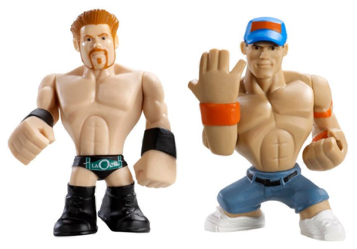2011 WWE Mattel Rumblers Series 1 John Cena & Sheamus