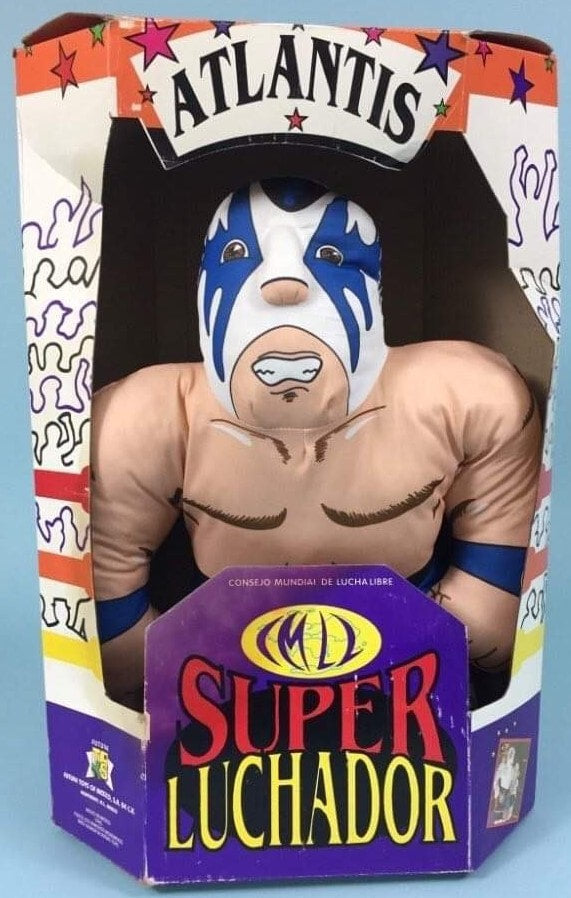 CMLLルチャドールアトランティスフィギュア 1992 CMLL Future Toys Super Luchador Atlantis – Wrestling Figure