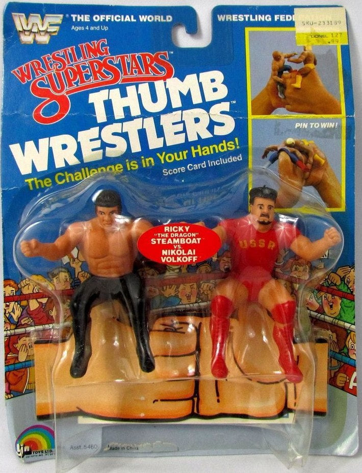 1985 WWF LJN Wrestling Superstars Thumb Wrestlers Ricky 