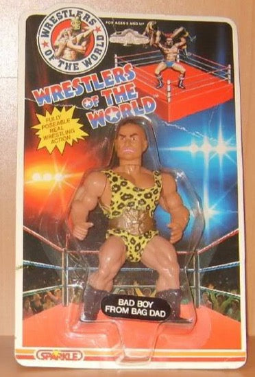 Sparkle Wrestlers of the World Bootleg/Knockoff Bad Boy from Baghdad