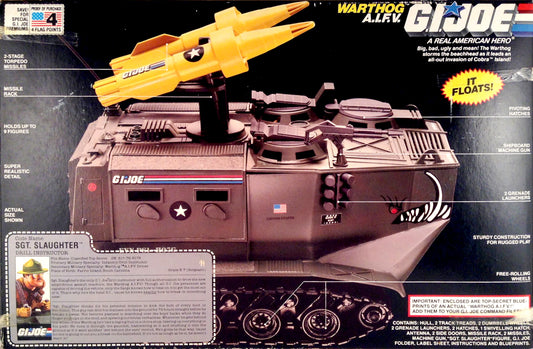 1988 Hasbro GI Joe Warthog Driver Sgt. Slaughter [v3]