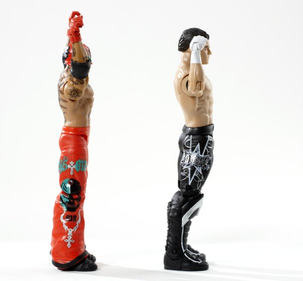2010 WWE Mattel Basic Battle Packs Series 3 Rey Mysterio & Evan Bourne