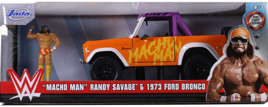 2021 WWE Jada Toys Nano Metalfigs Multipack: "Macho Man" Randy Savage & 1973 Ford Bronco