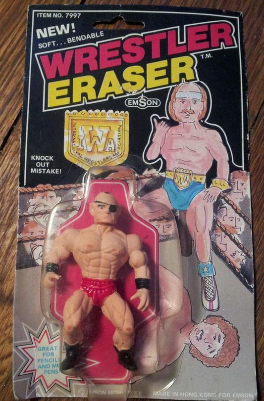 1985 Emson Bootleg/Knockoff IWA Wrestler Eraser