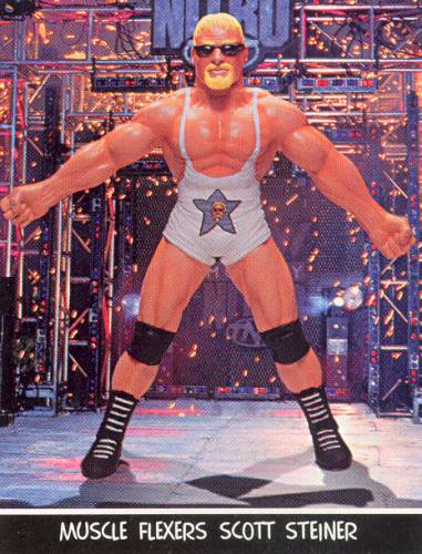 Unreleased WCW Toy Biz Muscle Flexers Scott Steiner
