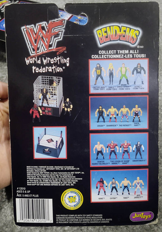 1998 WWF Just Toys Bend-Ems Canadian Series 9 X-Pac