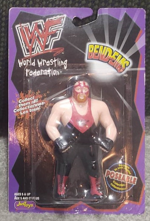 1998 WWF Just Toys Bend-Ems Canadian Champions Vader