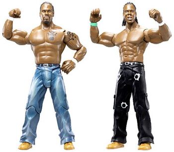 2009 WWE Jakks Pacific Adrenaline Series 36 JTG & Shad