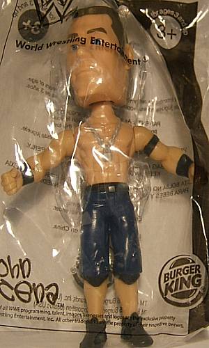 2005 WWE Burger King Corporation BK® Kids Meal John Cena Bobblehead