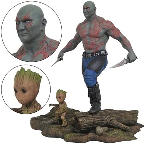 2017 Diamond Select Toys Guardians of the Galaxy Vol. 2 Drax & Groot PVC Figure