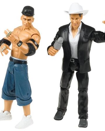 2005 WWE Jakks Pacific Adrenaline Series 15 John Cena & John Bradshaw Layfield