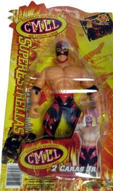 2007 CMLL Hag Distribuidoras 6.5" Super Estrellas Series 1 2 Caras Jr.