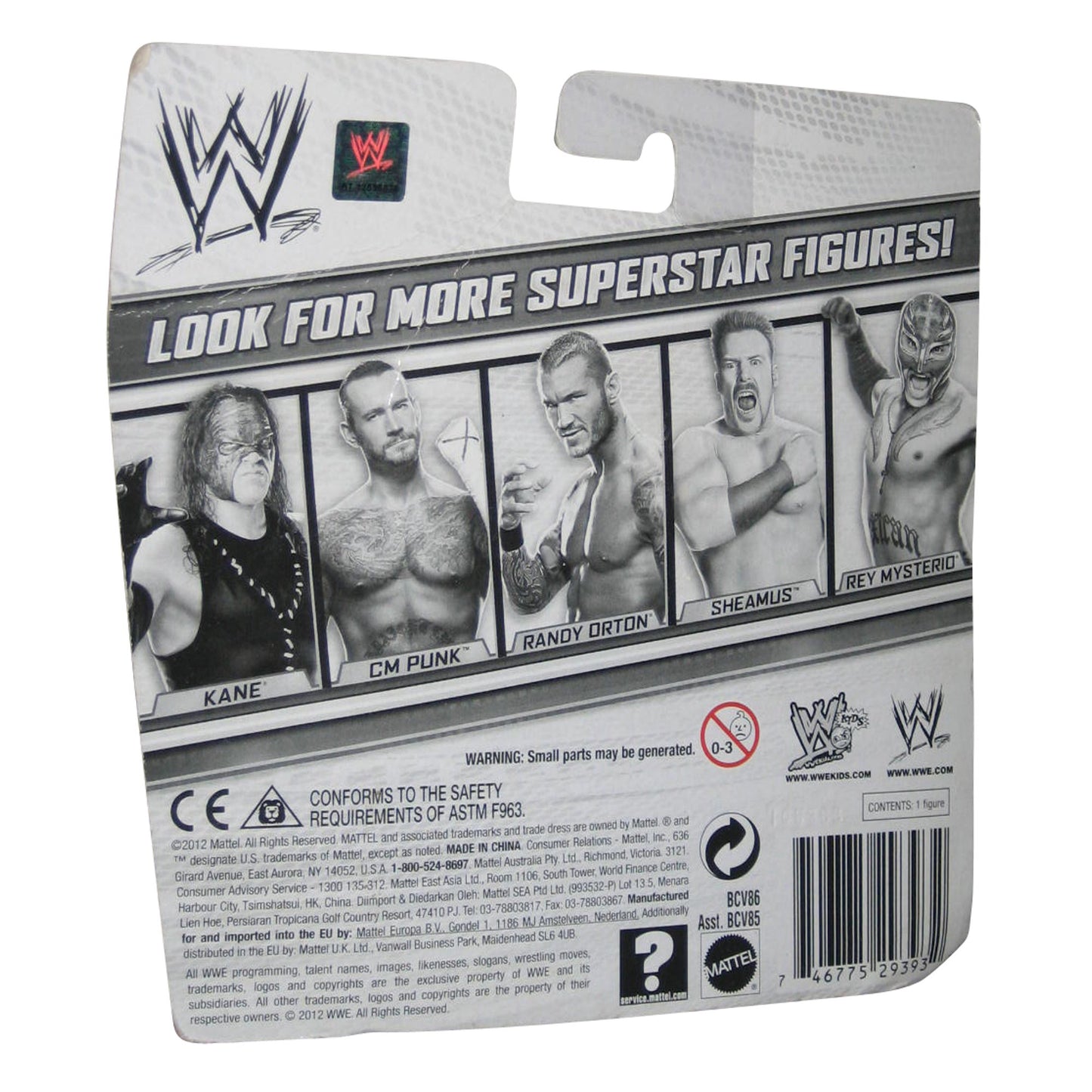 2012 Mattel WWE 3.75" Series 1 John Cena