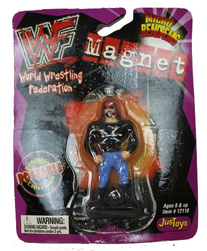 1999 WWF Just Toys Micro Bend-Ems Magnet X-Pac