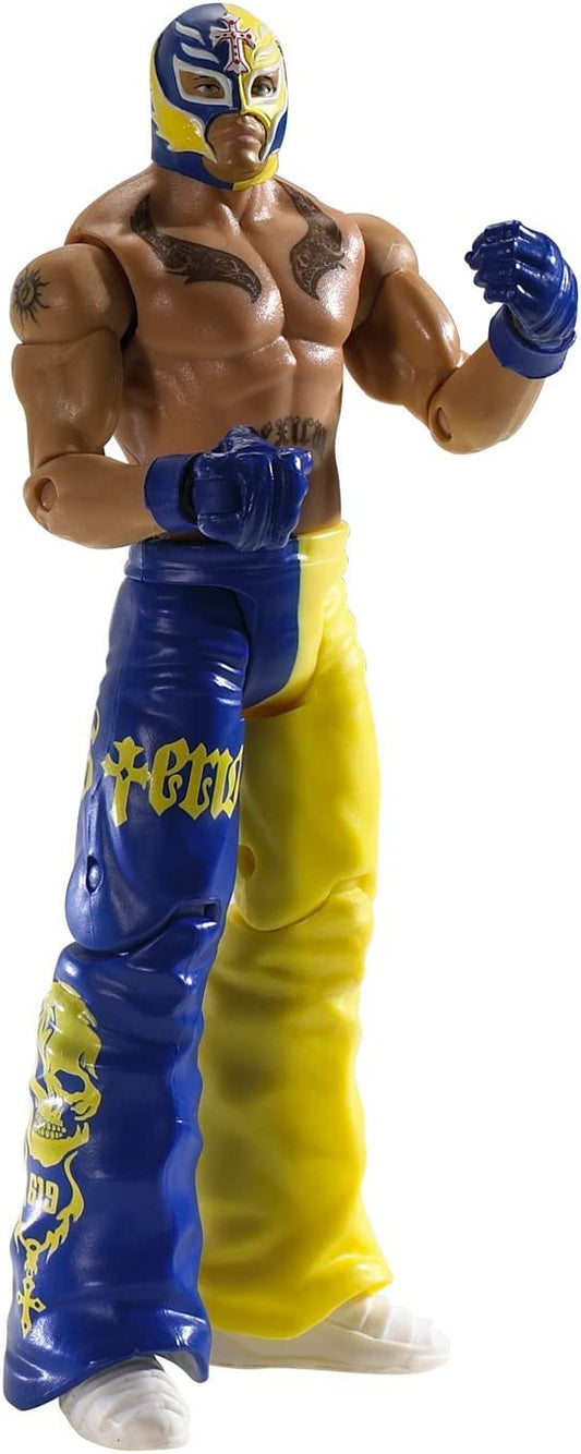 2010 WWE Mattel Basic Superstar Match-Ups Series 1 Rey Mysterio [With Blue & Yellow Mask]