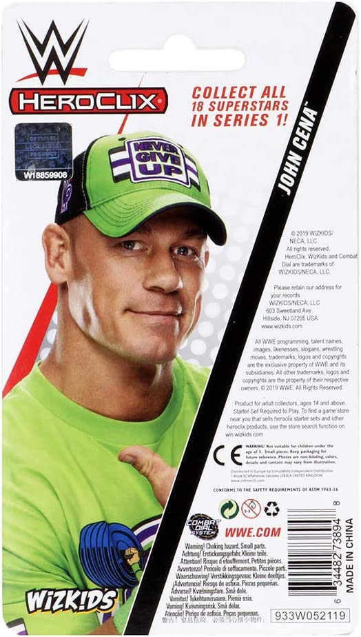 2019 WWE WizKids HeroClix Series 1 John Cena