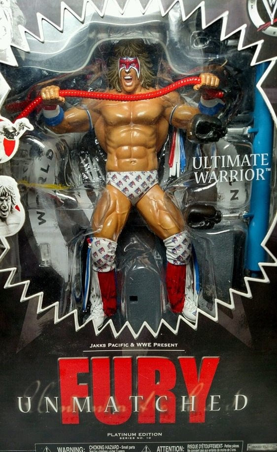 2008 WWE Jakks Pacific Unmatched Fury Ultimate Warrior [Exclusive 