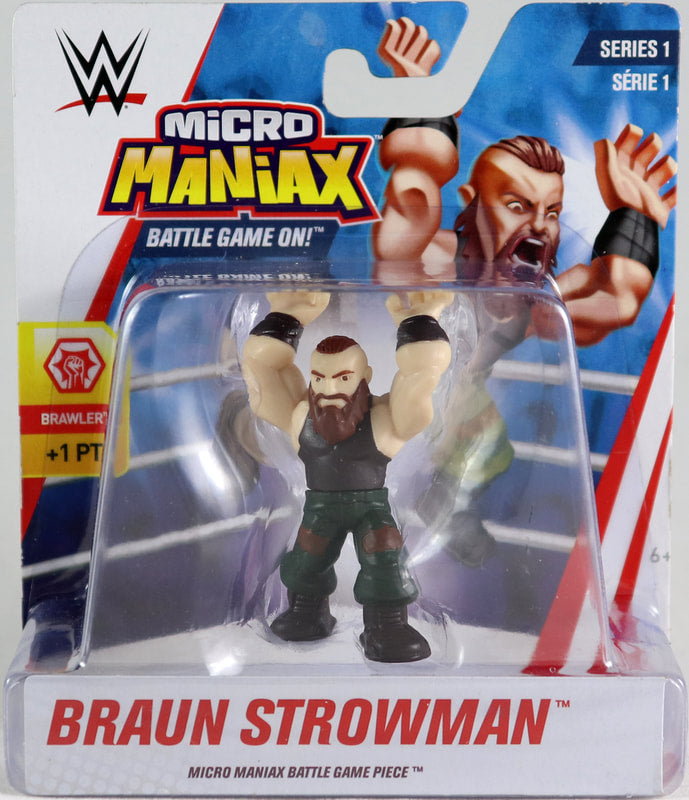 2019 WWE Wicked Cool Toys Micro Maniax Series 1 Braun Strowman Battle Game Piece