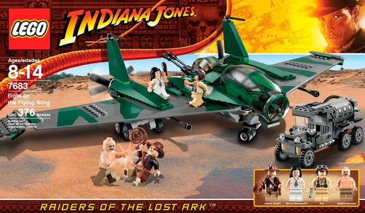 2009 LEGO Indiana Jones Fight on the Flying Wing [With German Mechanic]