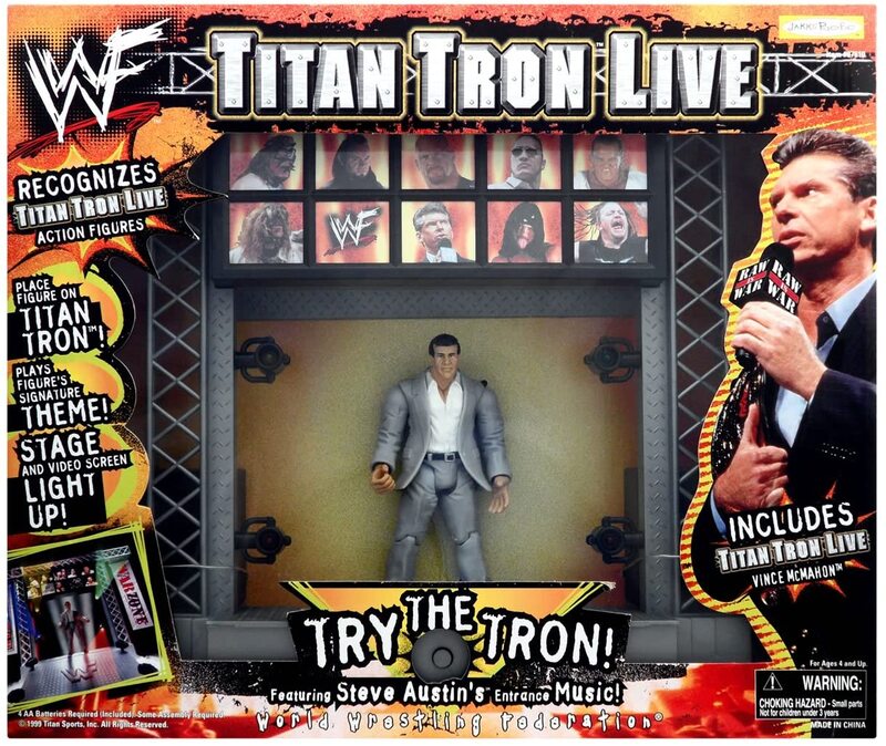 1999 WWF Jakks Pacific Titantron Live Playset [With Vince McMahon