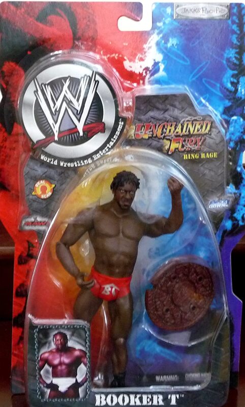2002 WWE Jakks Pacific R-3 Tech Unchained Fury "Ring Rage" Booker T