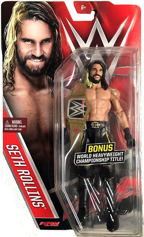 ☆*:.。.Rollins.。.:*☆ 2016 WWE Mattel Basic Series 63 Seth Rollins [Chase] – Wrestling