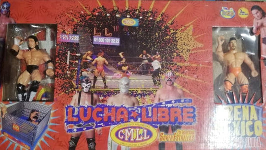 2007 CMLL Hag Distribuidoras 6.5" Super Estrellas Arena Mexico [With Hijo del Perro Aguayo & Hector Garza Jr.]