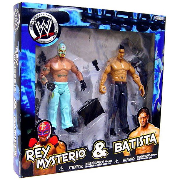 2006 WWE Jakks Pacific Kmart 2-Pack: Rey Mysterio & Batista