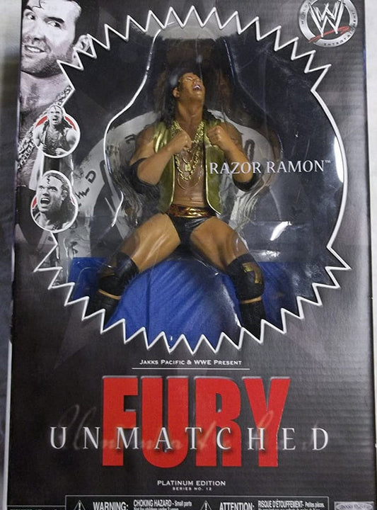 2008 WWE Jakks Pacific Unmatched Fury Series 12/13 Razor Ramon