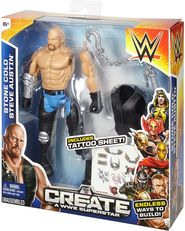 2015 WWE Mattel Create a WWE Superstar Series 1 Stone Cold Steve Austin
