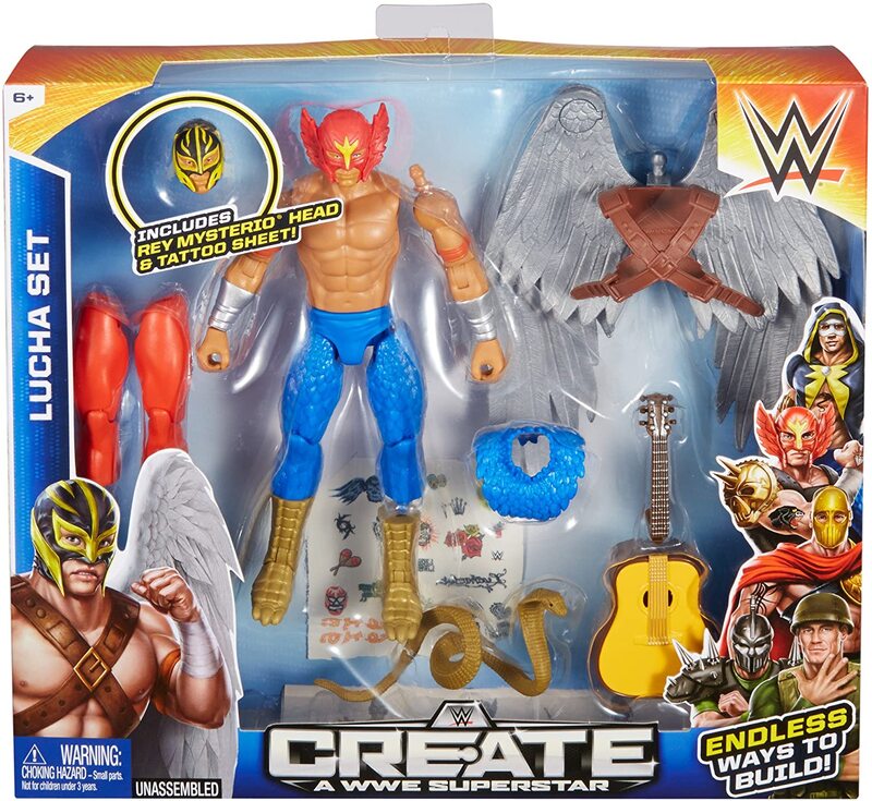 2015 WWE Mattel Create a WWE Superstar Series 1 Lucha Set
