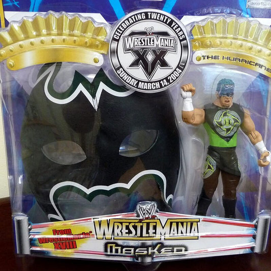 2004 WWE Jakks Pacific Ruthless Aggression WrestleMania XX "Masked" Series 1 The Hurricane
