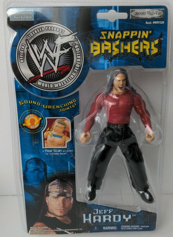 2002 WWF Jakks Pacific Snappin' Bashers Jeff Hardy – Wrestling