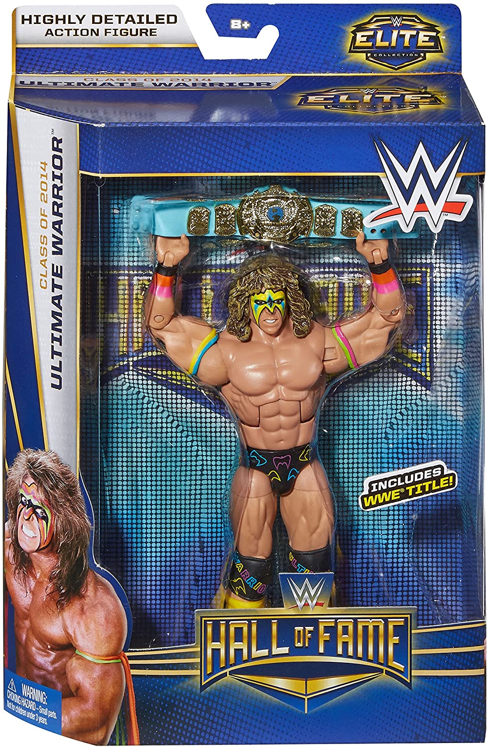 Mattel WWE Elite Hall Of Fame Ultimate Warrior MIB 海外 即決-