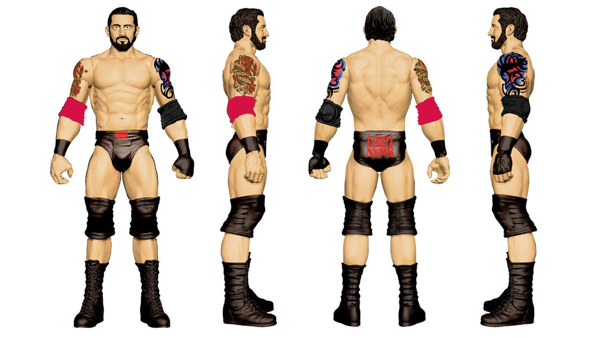 2015 WWE Mattel Basic Series 58 Bad News Barrett