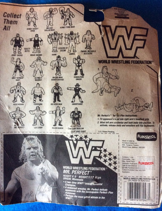 1995 WWF Funskool Mr. Perfect with Perfect Plex!