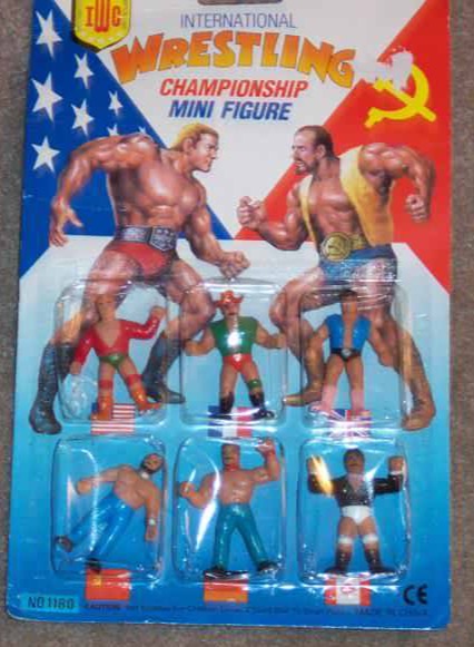 Placo Toys International Wrestling Championship Mini Figure 6-Pack