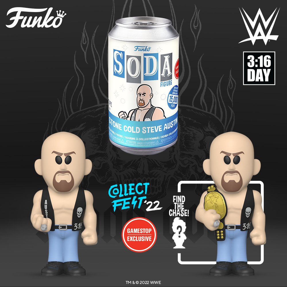 2022 WWE Funko Soda Stone Cold Steve Austin