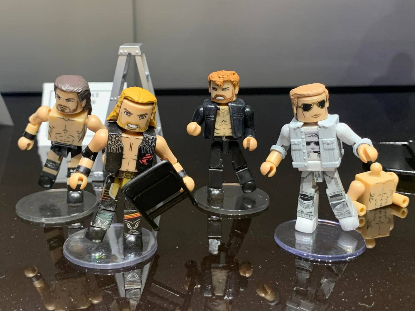 2024 AEW Diamond Select Toys Minimates Series 2 4-Pack: Adam Cole, Hangman Adam Page, Jon Moxley & Orange Cassidy