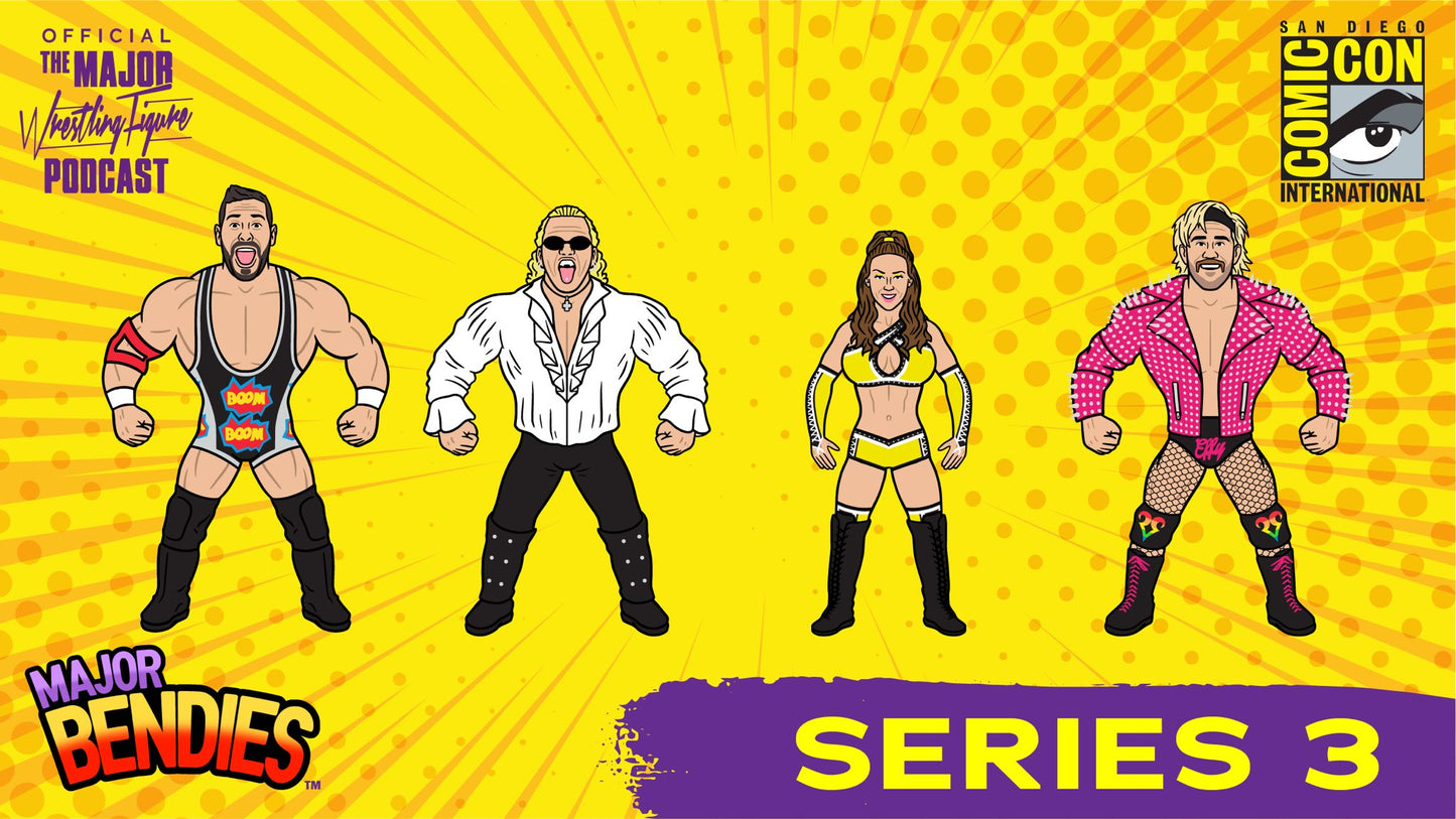 2023 Major Wrestling Figure Podcast Major Bendies Series 3 Chelsea Green
