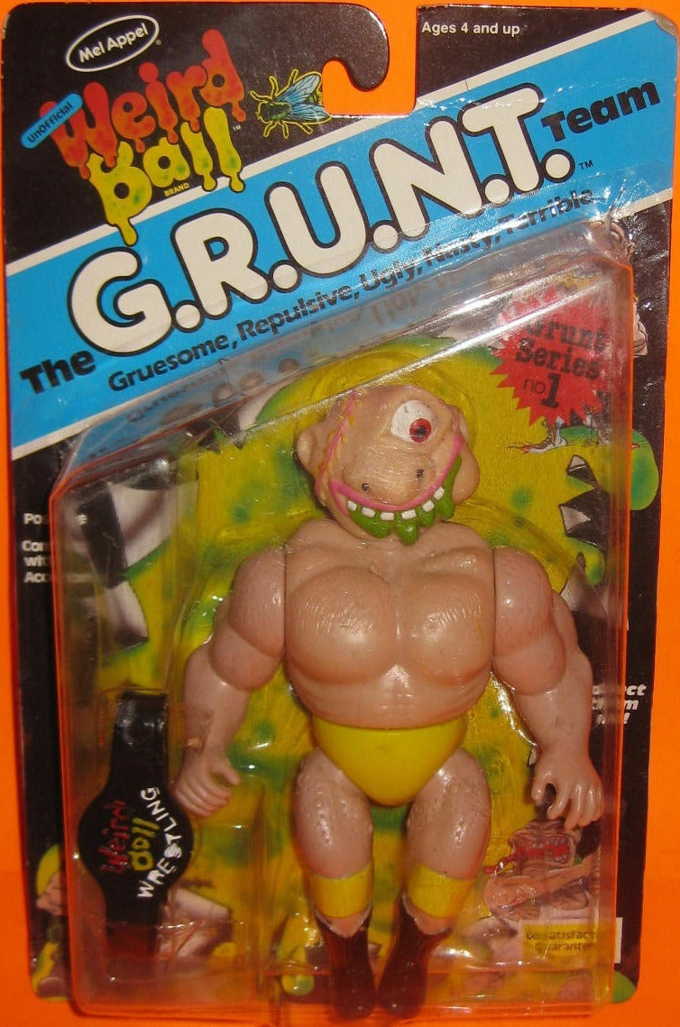 1986 Mel Appel Unofficial Weird Ball The G.R.U.N.T. Team Spitball