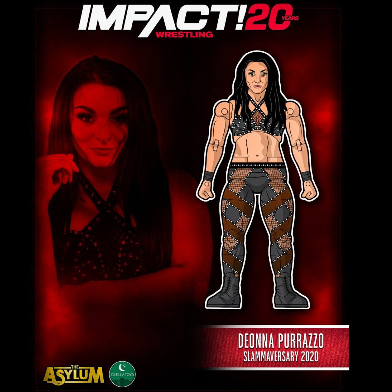 Unreleased Chella Toys IMPACT! Wrestling Series 1 Deonna Purrazzo
