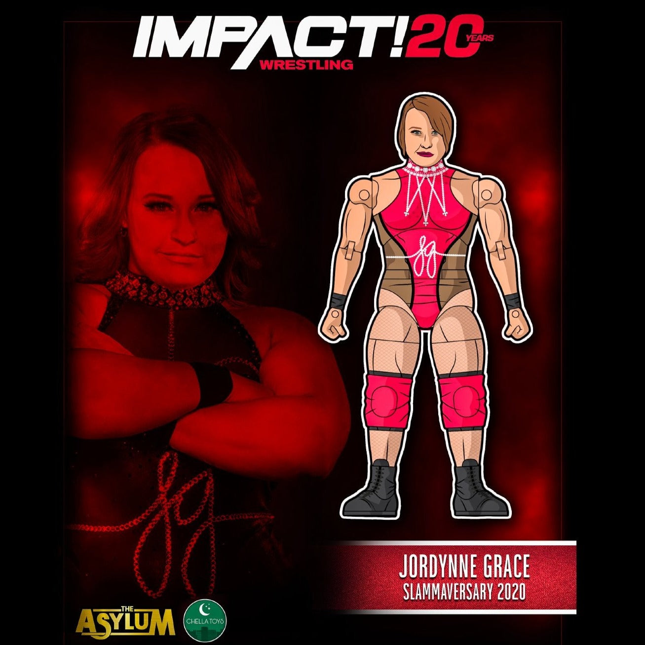 Unreleased Chella Toys IMPACT! Wrestling Series 1 Jordynne Grace